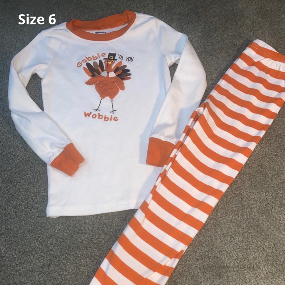 Gymboree size 6 halloween fall holiday pajamas
